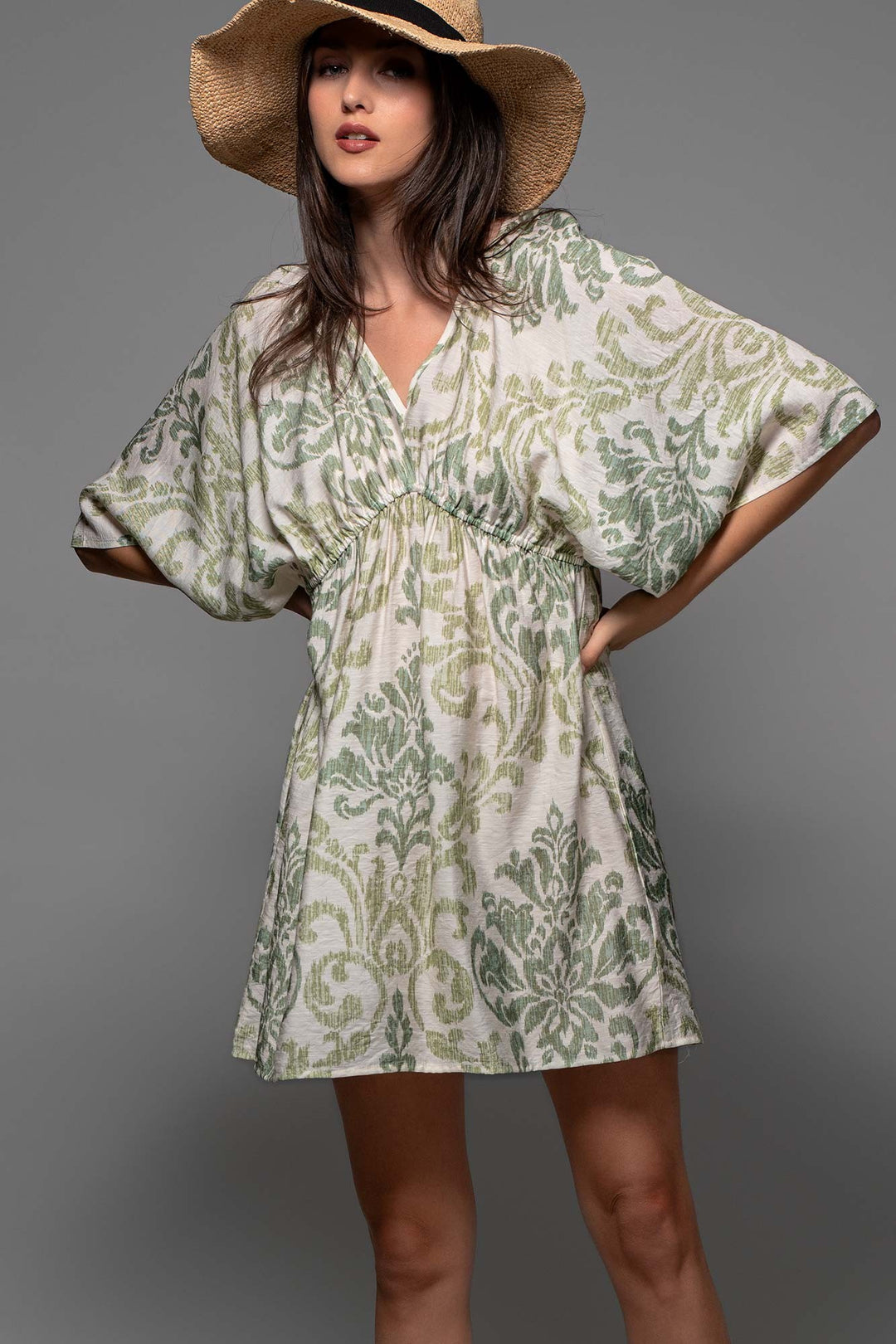 Porcelain Dreams Woven Dress in Green - Women's Wholesale Cover-Ups & Throws | Trend Notes