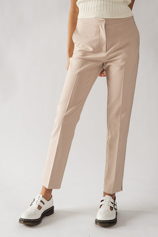 BASIC ANKLE LINE SLACK in Azure - Women's Wholesale Casual Pants | Trend Notes