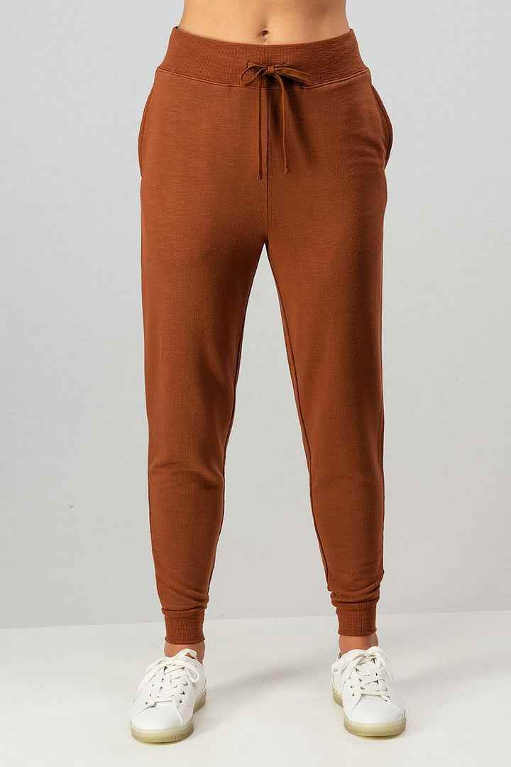 Relaxed Day Jogger with Drawstring Waist in Hazel - Women's Wholesale Casual Pants | Trend Notes