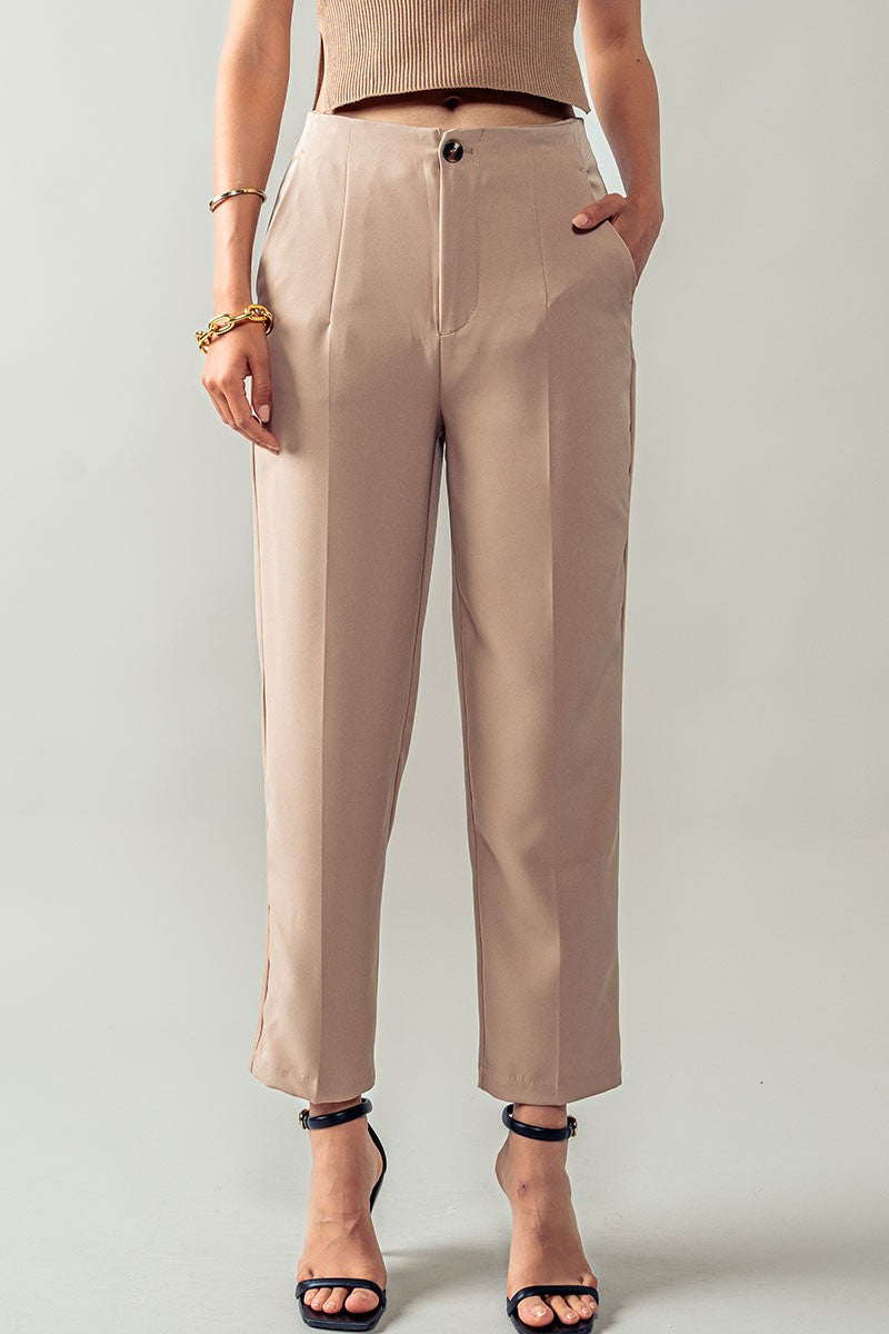 Pleated Excellence Trousers in Black - Women's Wholesale Casual Pants | Trend Notes