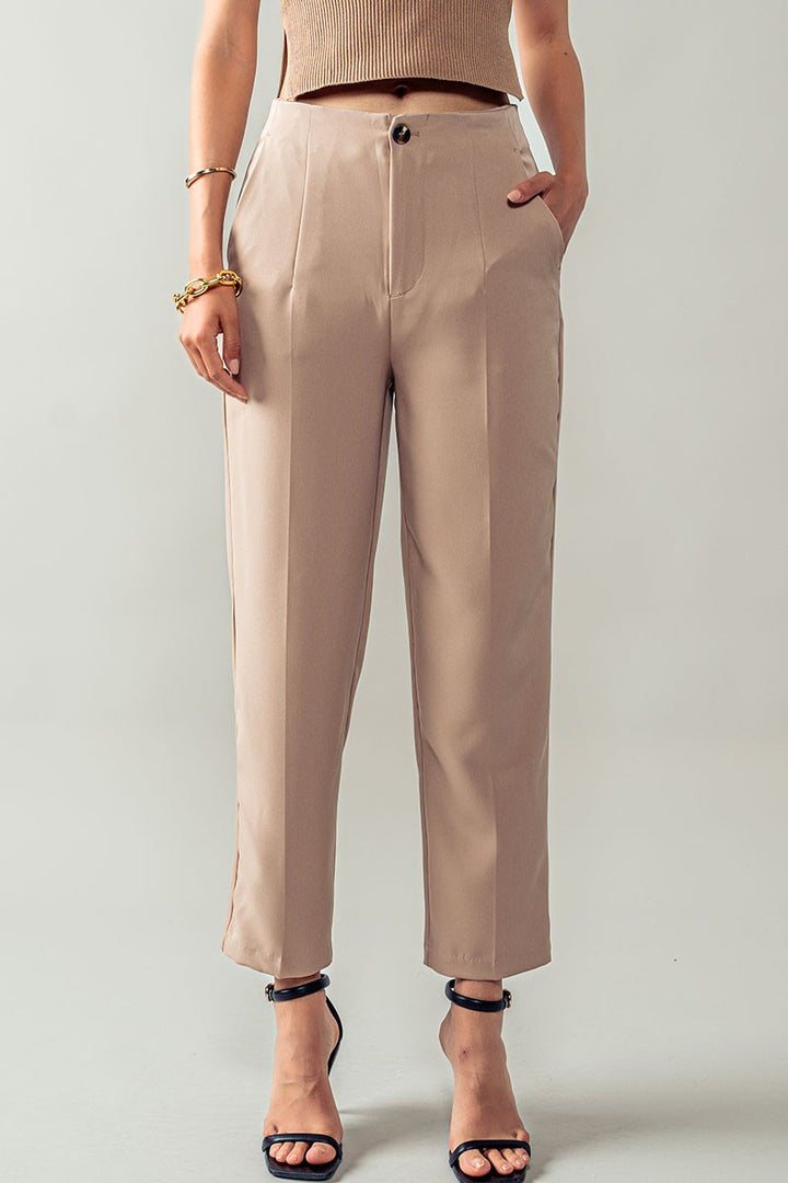 Pleated Excellence Trousers in Black - Women's Wholesale Casual Pants | Trend Notes