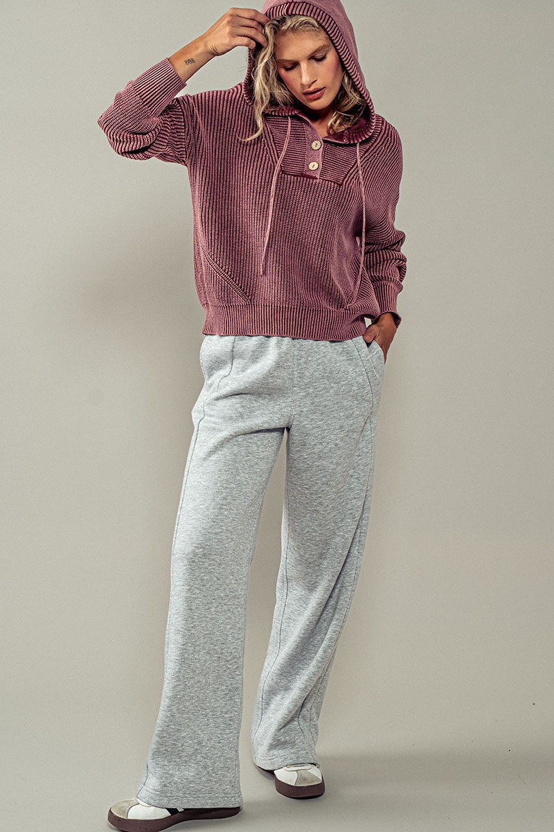 The Athlete Sweatpants in H Grey - Women's Wholesale Sweatpants & Joggers | Trend Notes