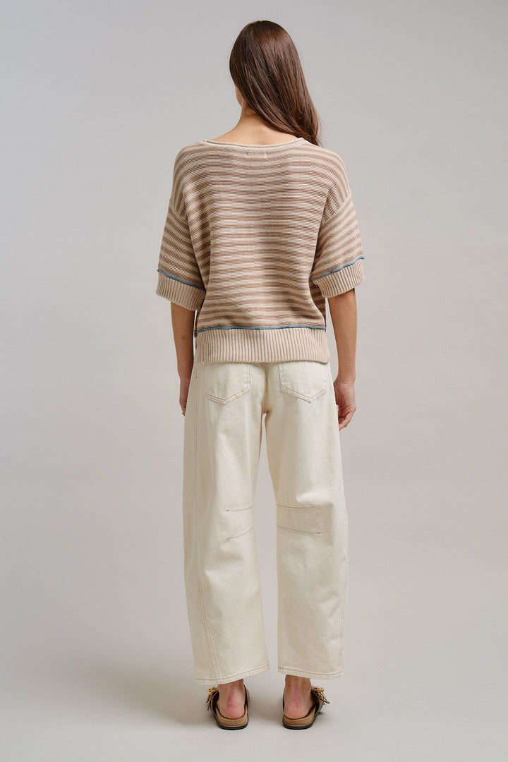 Casual Chic Barrel Pants in Ecru - Women's Wholesale Pants | Trend Notes