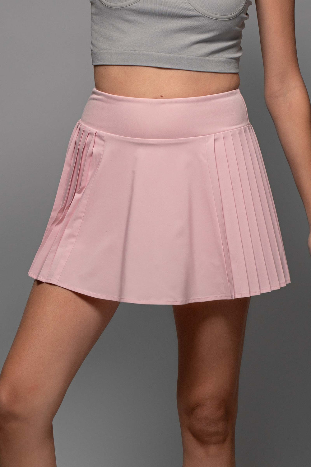 Air Flow Pleated Mini Skirt in Lt Pink - Women's Wholesale Mini Skirts | Trend Notes