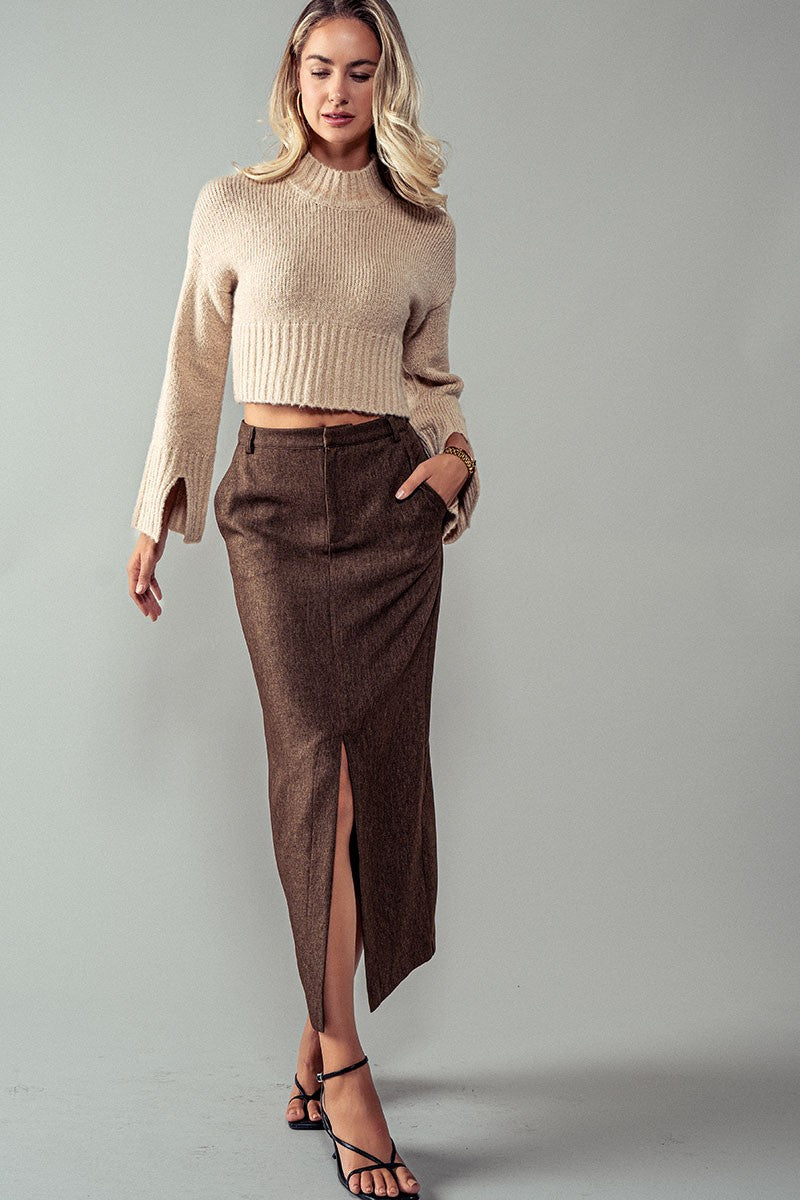 Warm and Groovy Sweater in Black - Women's Wholesale Sweaters | Trend Notes