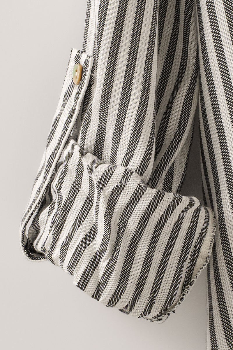 City Stripe Button-Down in Pink - Women's Wholesale Tops | Trend Notes