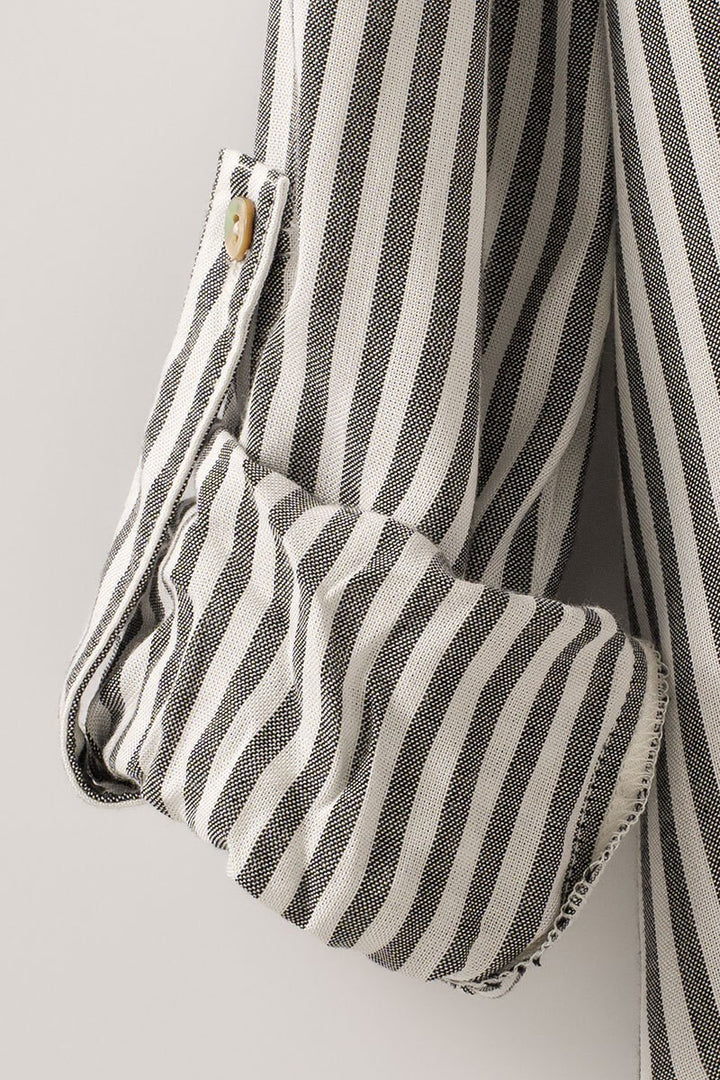 City Stripe Button-Down in Pink - Women's Wholesale Tops | Trend Notes