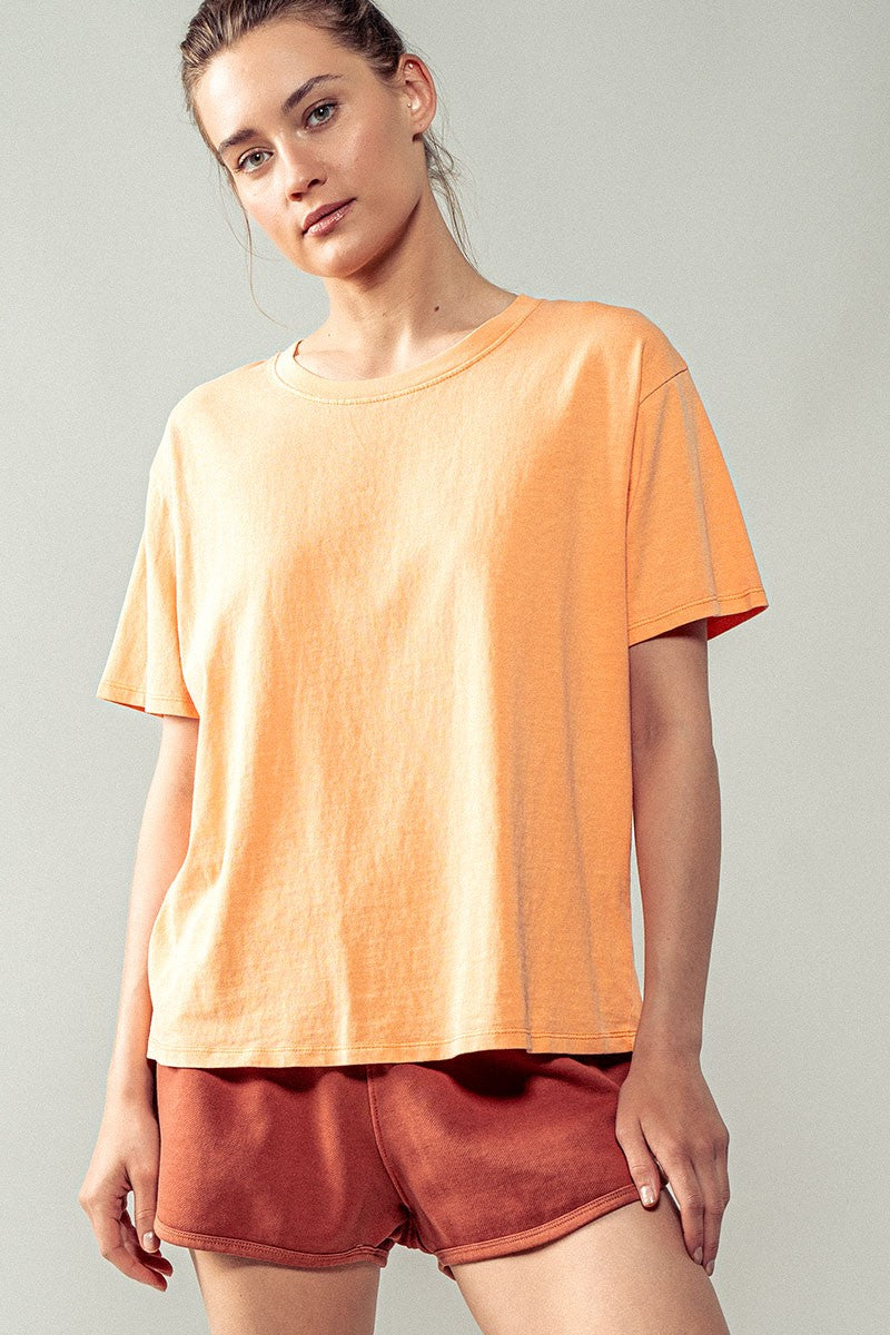 Everyday Boho Casual Tops in Orange - Women's Wholesale T-Shirts & Polos | Trend Notes