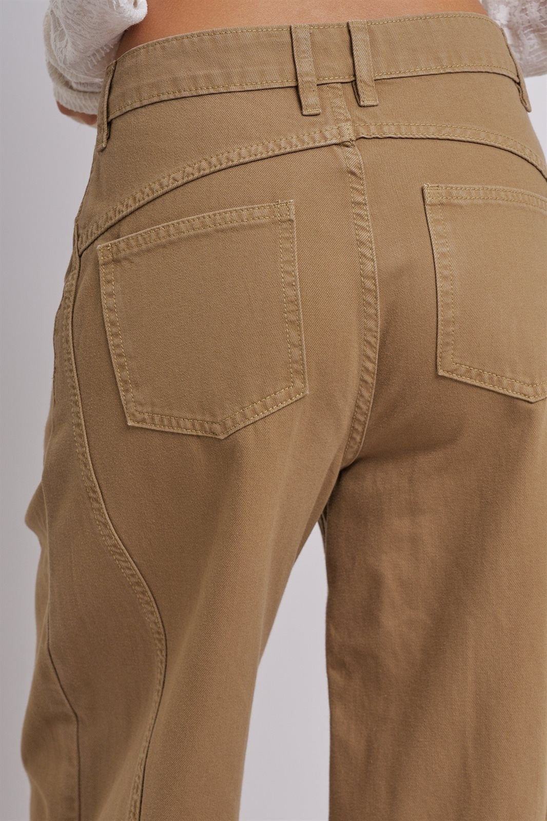 Modern Ease Barrel Pants in Camel - Women's Wholesale Pants | Trend Notes