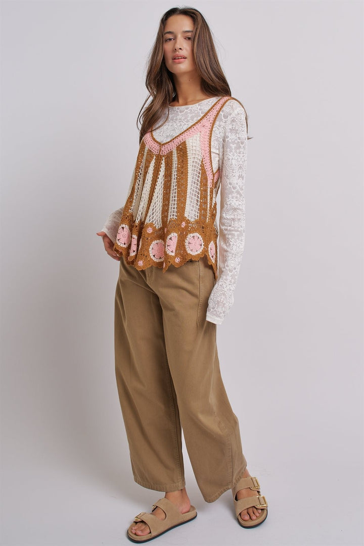 Modern Ease Barrel Pants in Camel - Women's Wholesale Pants | Trend Notes