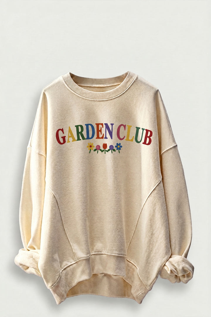 Garden Club Graphic Sweatshirt in Chalk - Women's Wholesale Sweatshirts & Hoodies | Trend Notes