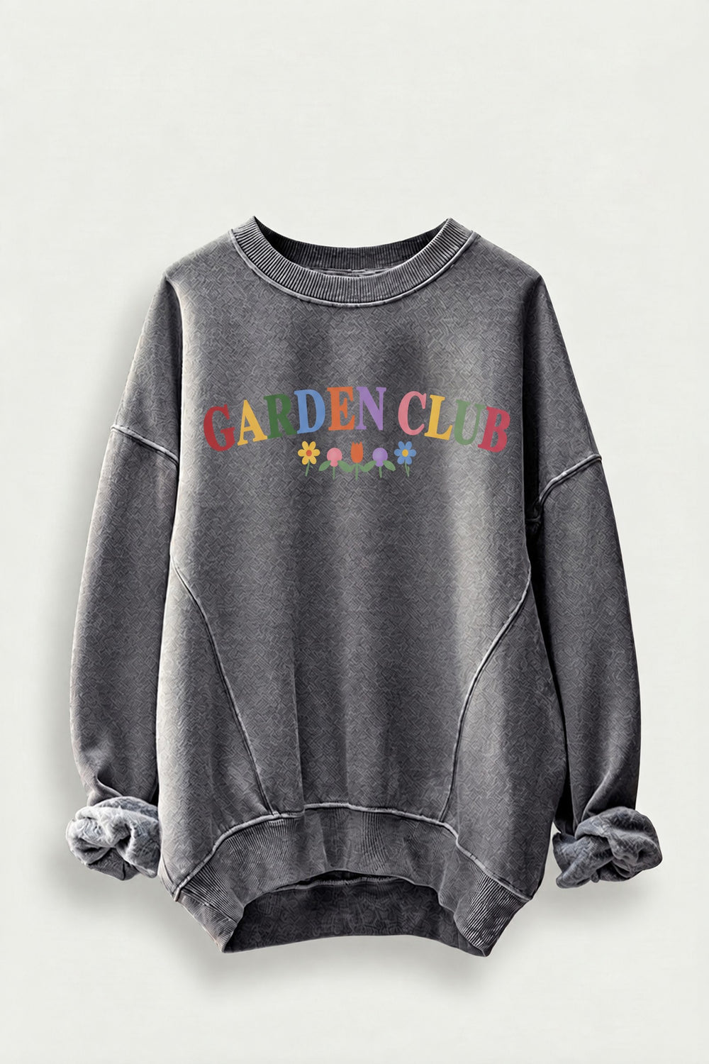 Garden Club Graphic Sweatshirt in Charcoal - Women's Wholesale Sweatshirts & Hoodies | Trend Notes