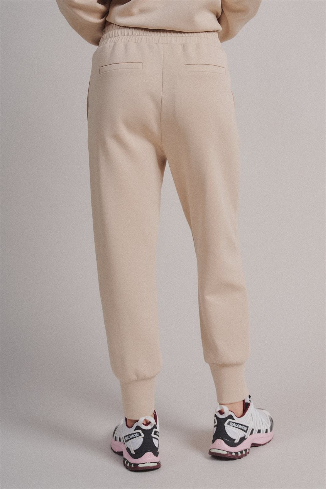 Scuba High Rise Joggers Sweatpants Pilates Athflow for Women in Sand - Women's Wholesale Fashion | Trend Notes