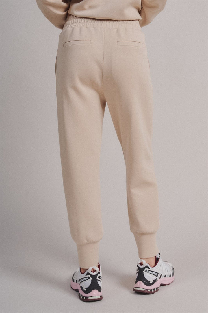 Scuba High Rise Joggers Sweatpants Pilates Athflow for Women in Sand - Women's Wholesale Fashion | Trend Notes