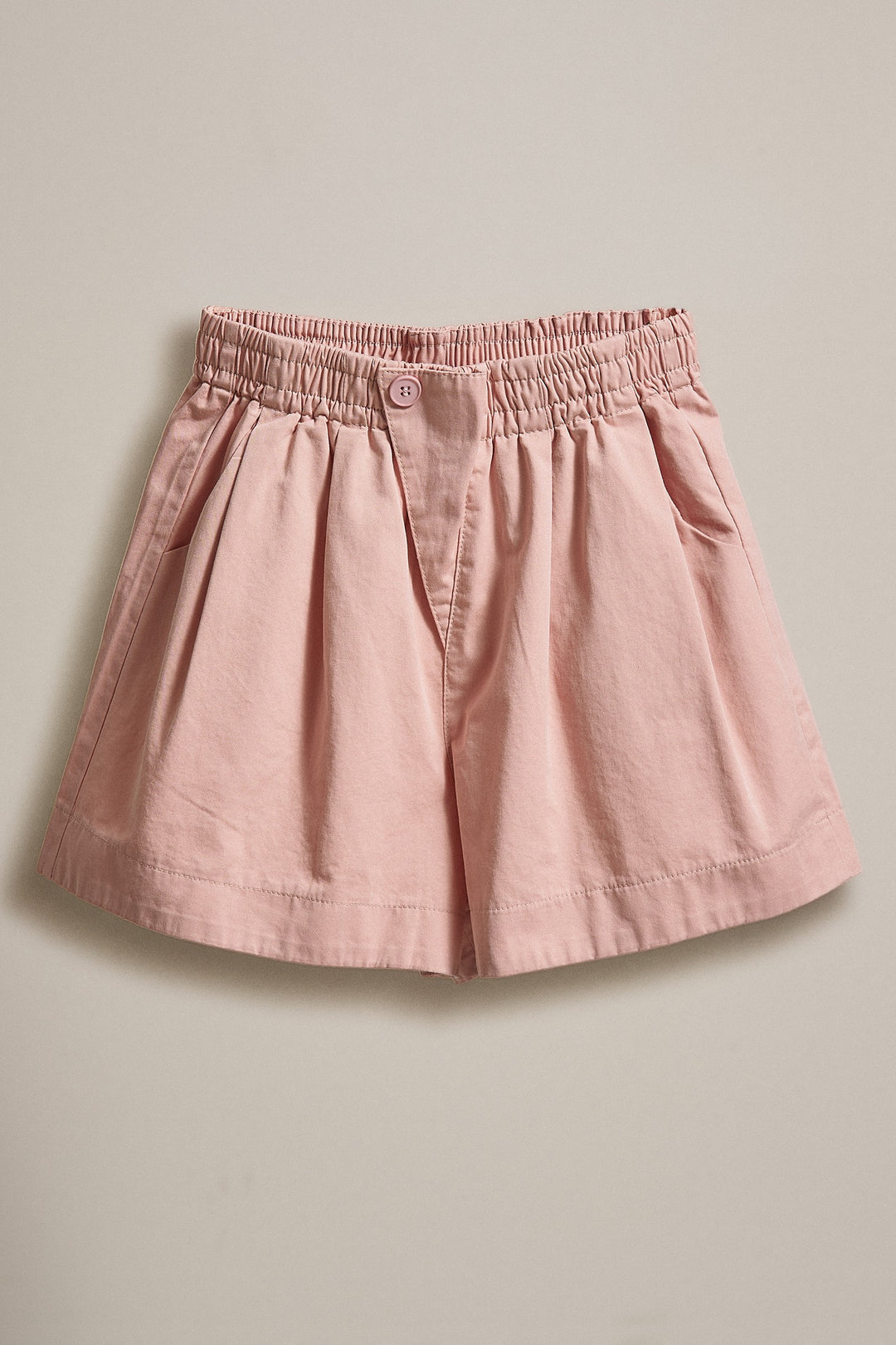 Cotton Pleated Womens Shorts Coastal Coquette Boho for Wome in Pink - Women's Wholesale Fashion | Trend Notes