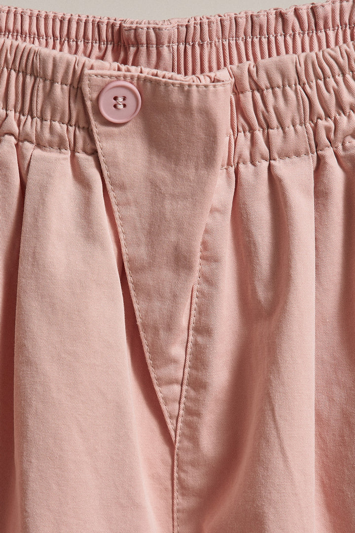 Cotton Pleated Womens Shorts Coastal Coquette Boho for Wome in Pink - Women's Wholesale Fashion | Trend Notes