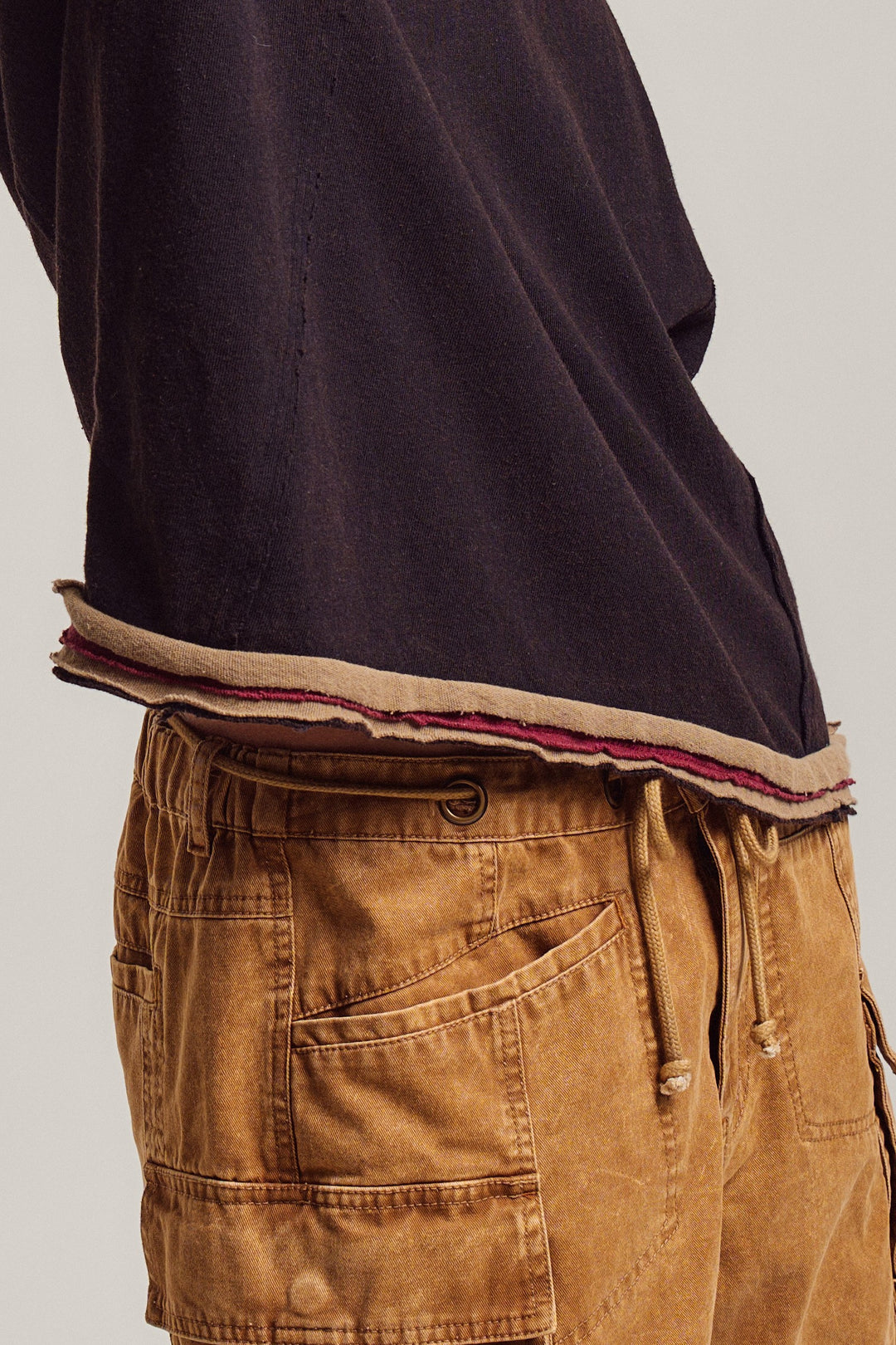 Lone Star Patchwork Pullover in Brown - Women's Wholesale Tops | Trend Notes