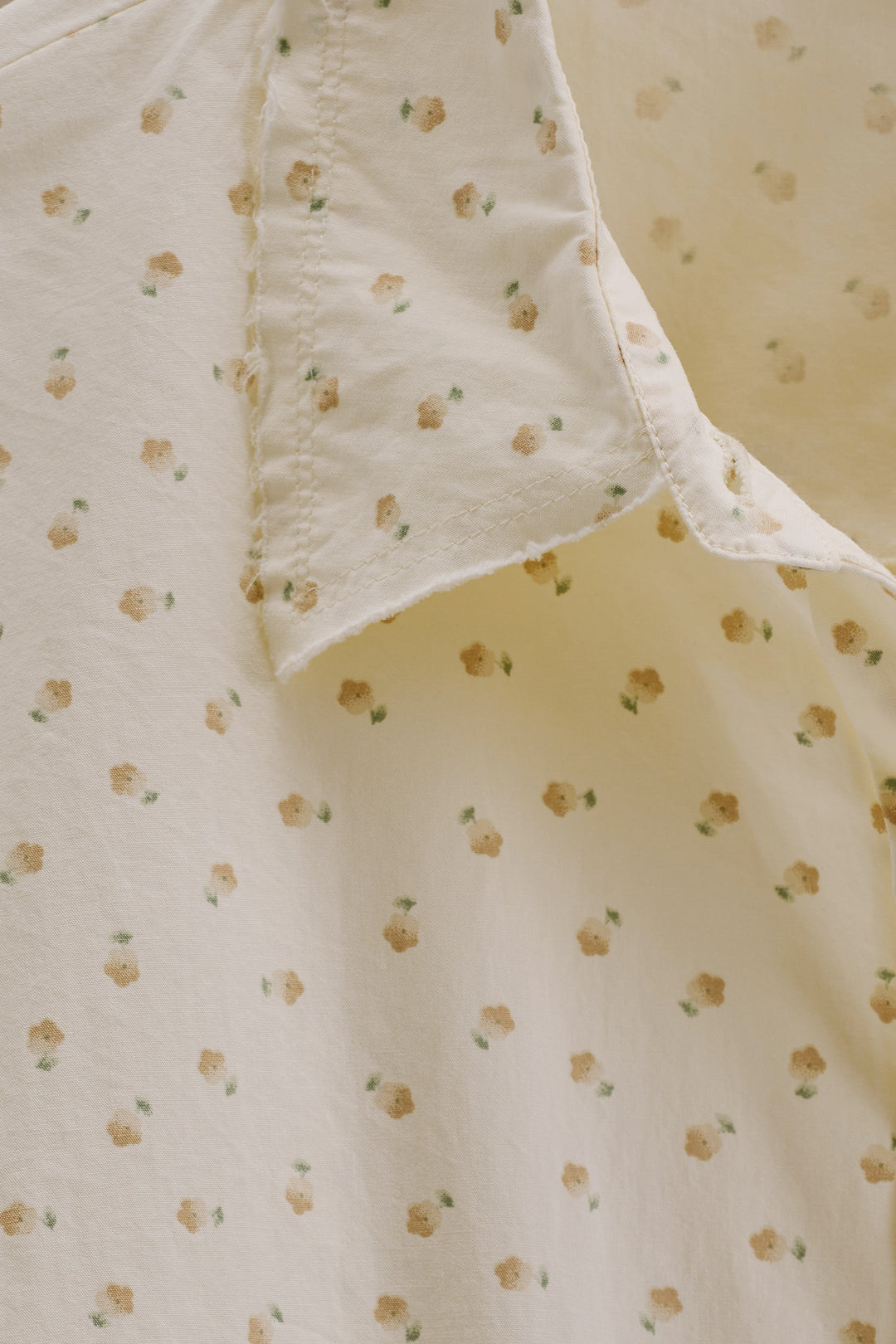 Soft Meadow Button-Down Shirt in Cream - Women's Wholesale Tops | Trend Notes
