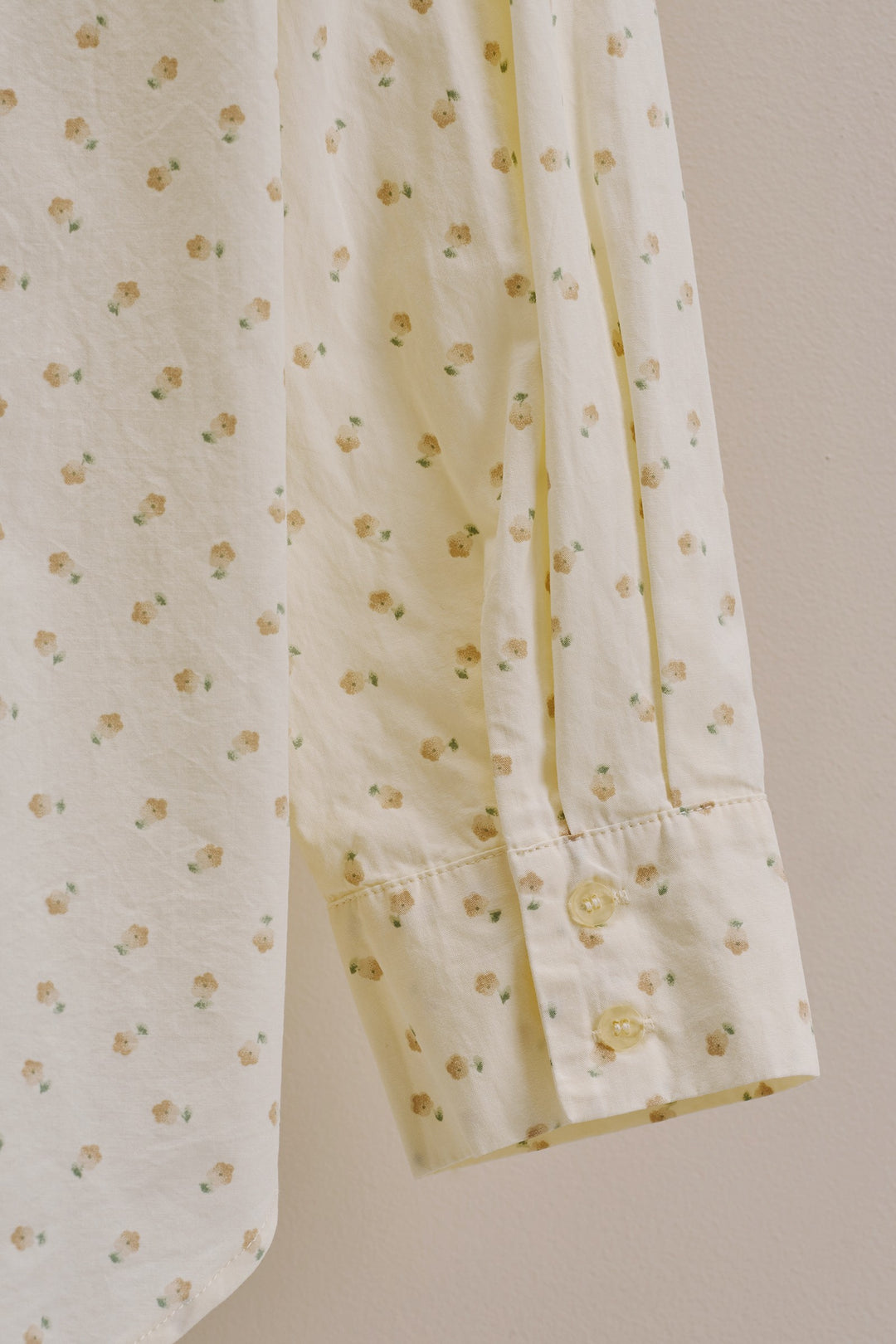 Soft Meadow Button-Down Shirt in Cream - Women's Wholesale Tops | Trend Notes